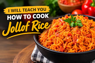 teach you how to cook jollof rice