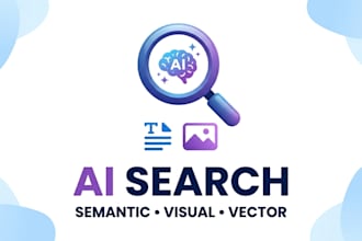 build semantic and visual search for your app