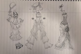 create unique fashion designs and clothing concepts