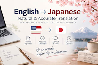 translate english to natural japanese