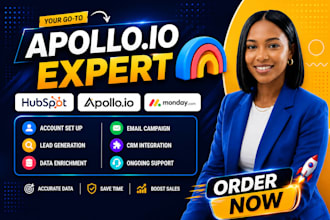 set up crm automation clay apollo io zoho monday crm n8n make API dubsado crm