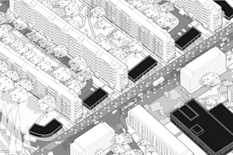 create professional architectural axonometric diagrams