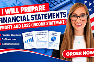 prepare financial statements profit and loss income statement