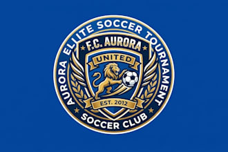 create soccer tournament club team logo