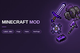 make a minecraft mod on forge or neoforge or fabric
