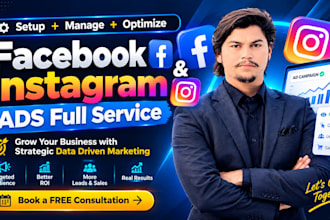 be your shopify facebook ads campaign expert,fb and instagram marketing manager
