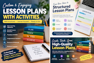 create engaging lesson plans with activities
