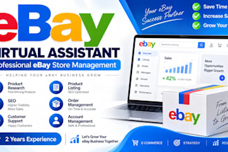do ebay product listing SEO and store management