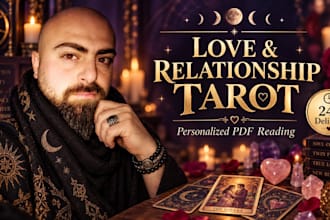 do a love and relationship tarot reading PDF in 24 hours