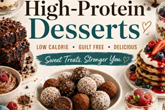 develop healthy recipes cookbook formatting book layout design
