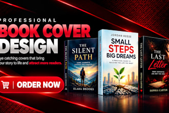 design a professional book cover, ebook, kindle and KDP paperback cover