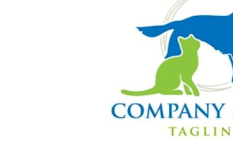 design a custom dog logo for pet brands, breeders and kennels