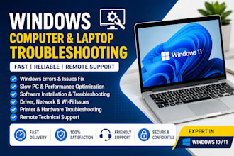 troubleshoot and fix windows computer and laptop problems