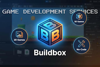create a professional 2d or 3d buildbox game for you