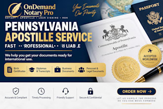 provide pennsylvania apostille assistance