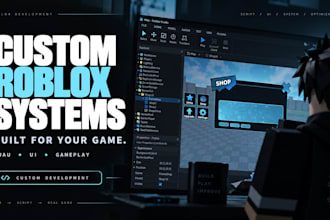 create custom roblox luau scripts and game systems