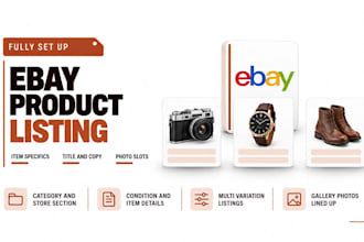 do ebay listing, ebay SEO listing, ebay product listing