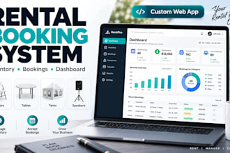 build a booking and inventory system for party rental companies