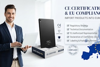 help you import products into europe with ce compliance and certification