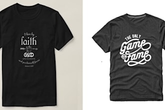 costom t shirt typography vintage t shirt logo design 24 hours