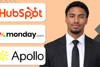 setup hubspot mailchimp apollo clay com monday zoho crm