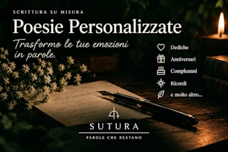write a personalized original poem in italian