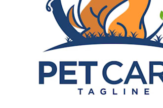 design unique dog, pet and animal logo