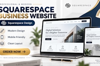 build a professional squarespace business website