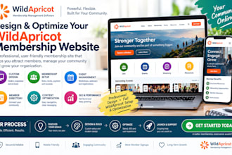 design and optimize your wildapricot membership website