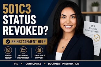 help reinstate your revoked 501c3 nonprofit tax exempt status