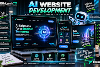 our agency will provide expert ai website development