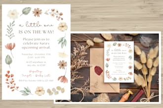 design a custom invitation or personalized greeting card
