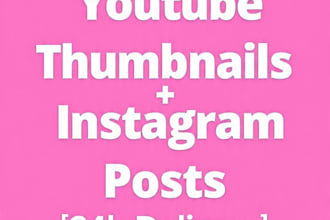 design stunning canva posts and youtube thumbnails