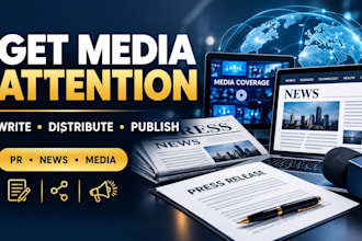 write and distribute your press release to premium media outlets