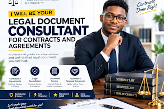be your legal document consultant for contracts and agreements
