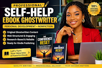 ghostwrite your self help ebook and personal development book