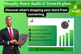 do a shopify store audit and provide a conversion growth plan