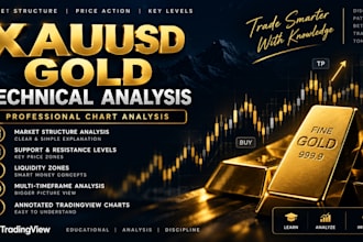 provide professional xauusd gold technical analysis