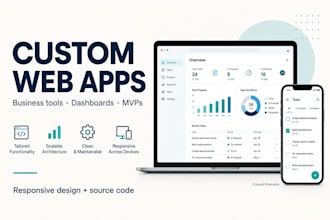 build a custom web app or mvp for your business