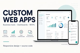 build a react customer portal or business dashboard
