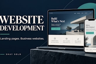 build a responsive business website or landing page