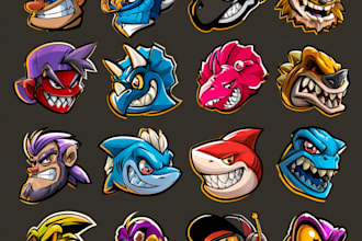 design a custom cute kawaii character logo