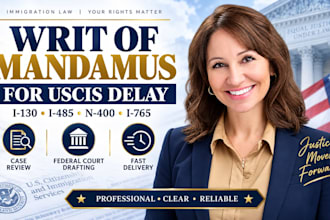 draft and review uscis petitions, rfe responses and immigration documents