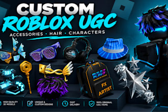 custom roblox ugc accessories hair and characters optimized for market place