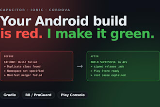 fix capacitor ionic android build errors and google play store rejection