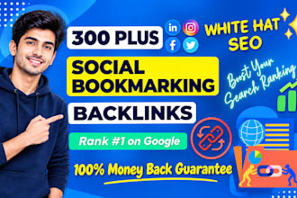 provide high quality social bookmarks backlinks