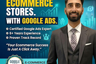 setup and scale shopify ecommerce google ads for high roas