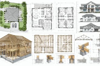do structural analysis wood framing layout site plans floor plans coordination