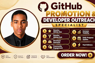 promote your github repo organically to devto linkedin for more repo exposure