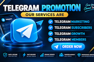 do telegram promotion increase tg members and subscribers